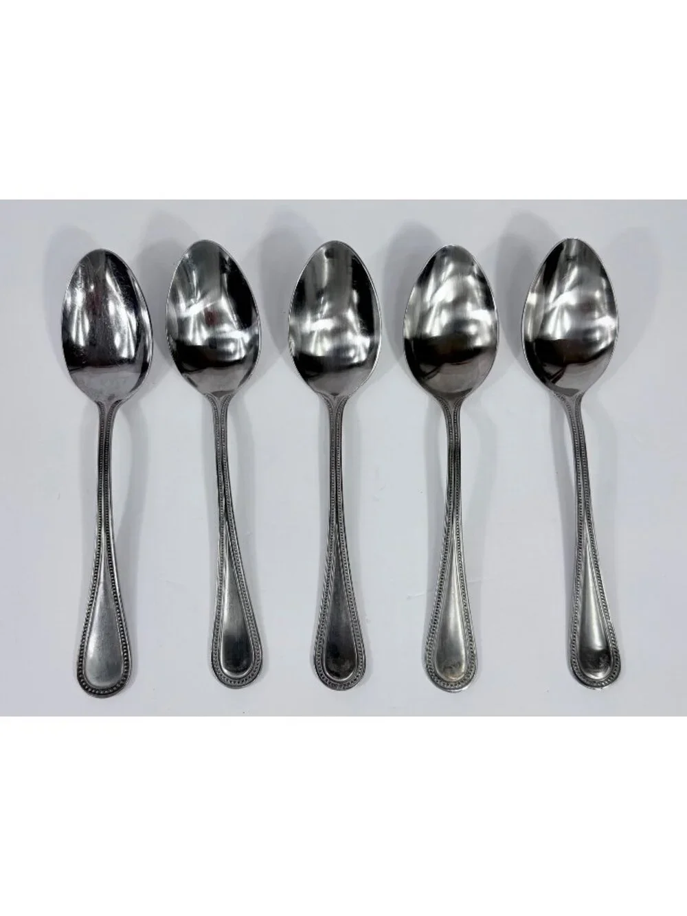 Set Of 5 Nantucket Distributing Christmas Tree Shops Stainless Steel Tablespoons